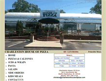 Tablet Screenshot of charlestonhouseofpizza.com